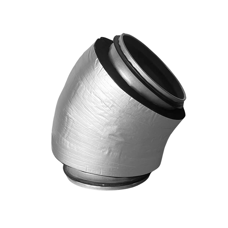 45°铝箔保温金属弯头