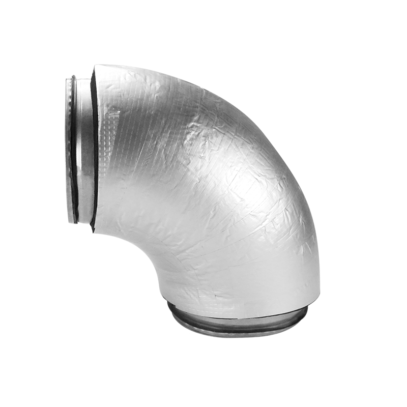 90°铝箔保温金属弯头